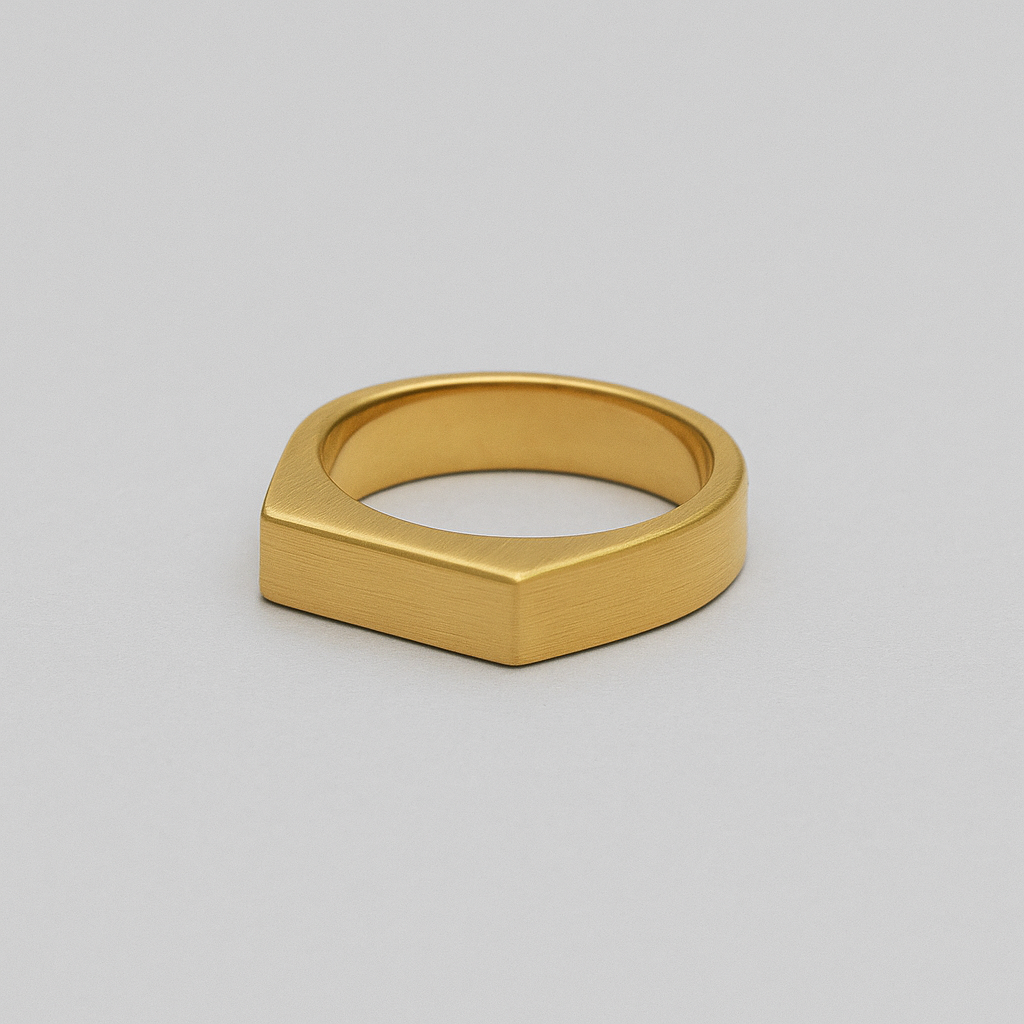 Signet Ring 4mm (Gold)