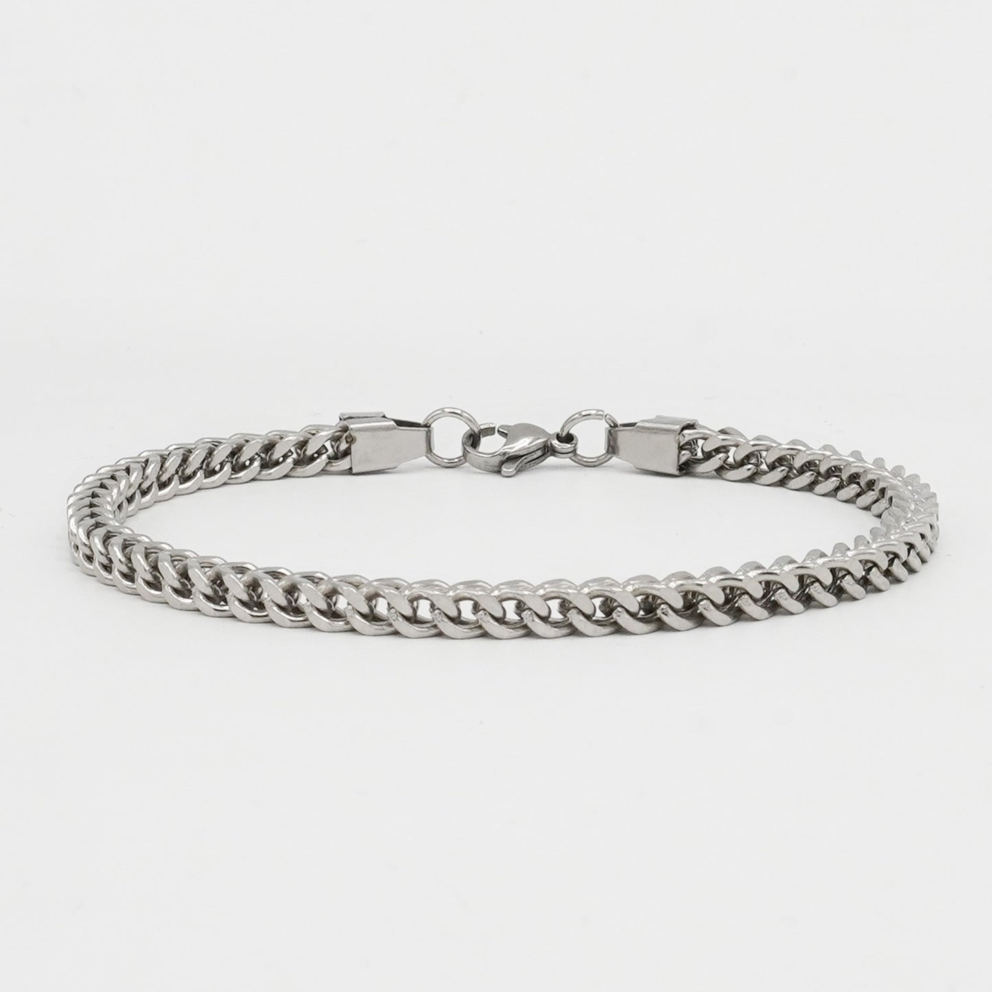 Foxtail 3mm Bracelet (Silver) - Biraaj