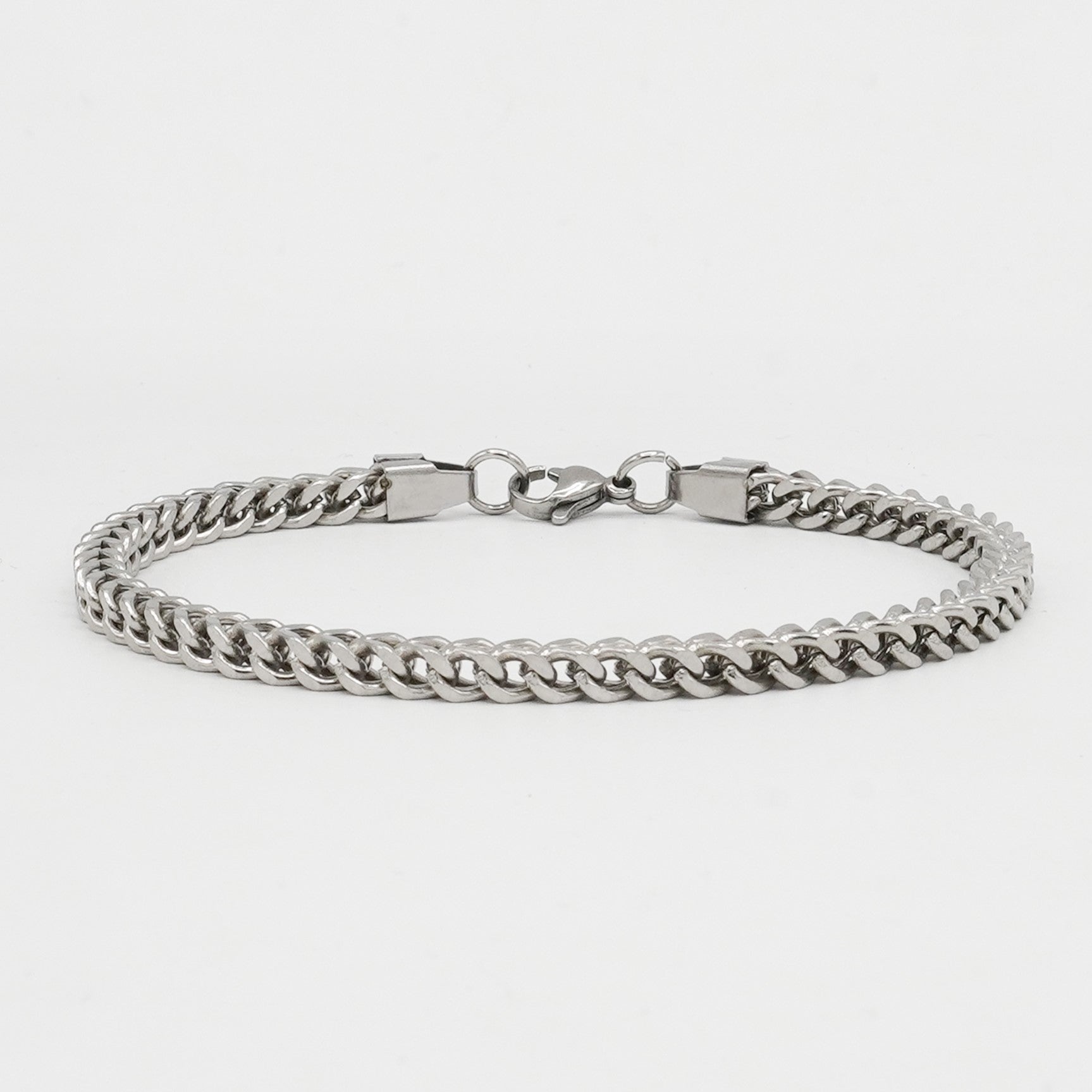 Foxtail 3mm Bracelet (Silver) - Biraaj