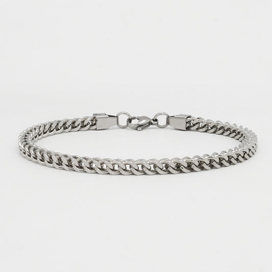 Foxtail 3mm Bracelet (Silver) - Biraaj