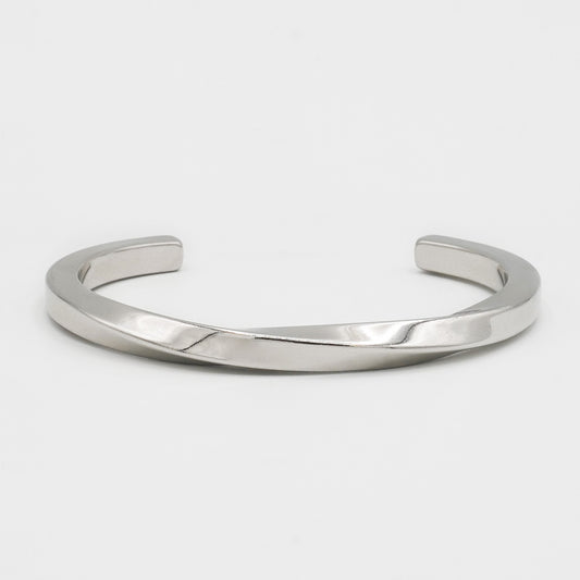 Twisted Open Cuff Bracelet - Biraaj