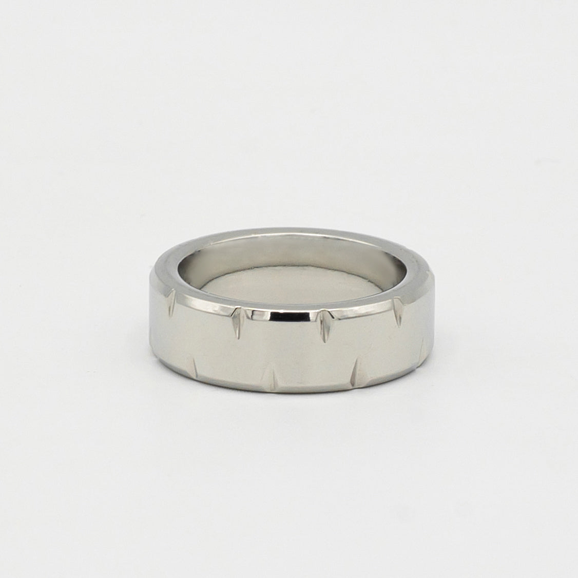 Subtle Grooved Ring (Silver) - Biraaj