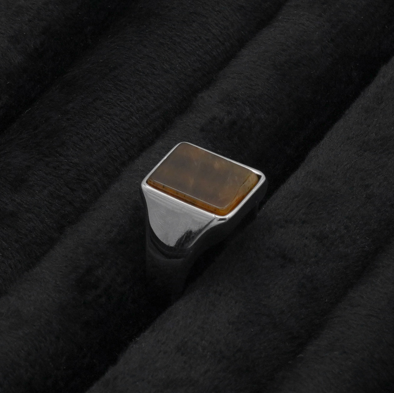 Tiger Eye Signet Ring - Biraaj