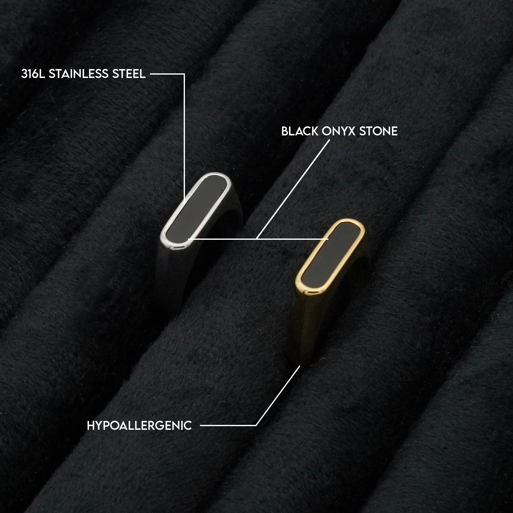 Signet Bar Ring (Gold) - Biraaj