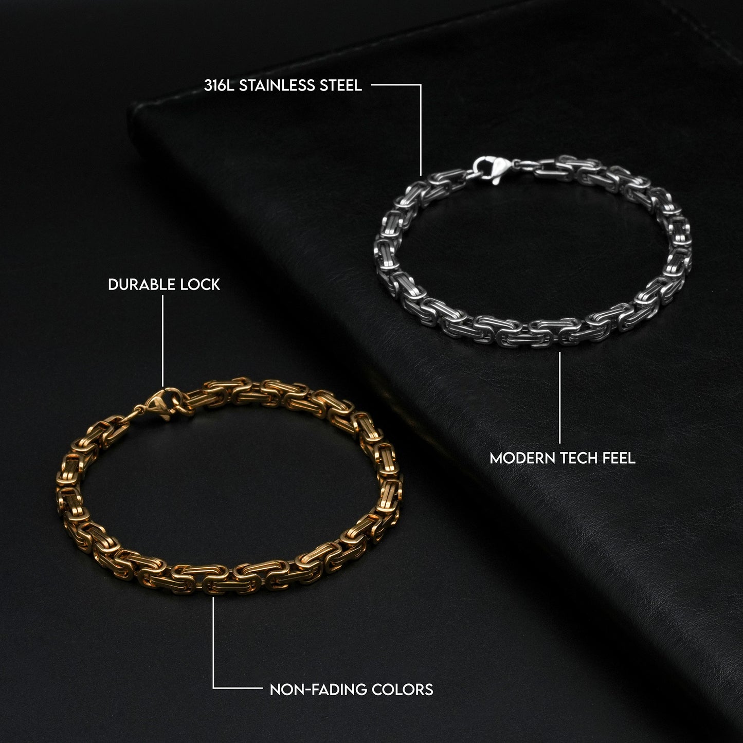 Rail Bracelet Silver