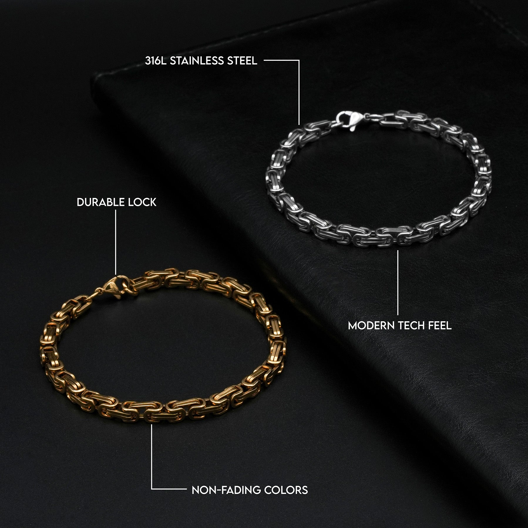 Rail Bracelet Silver - Biraaj