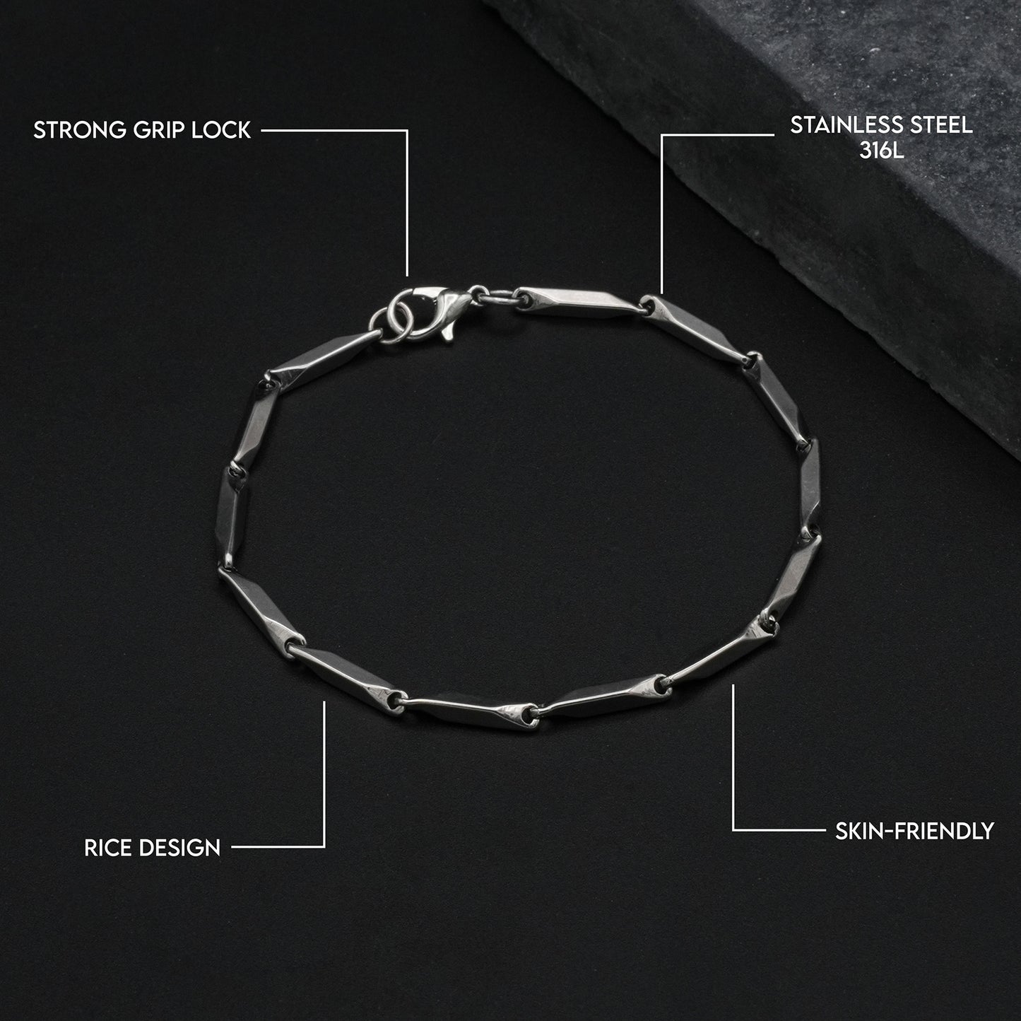Tricon Bracelet (Silver)