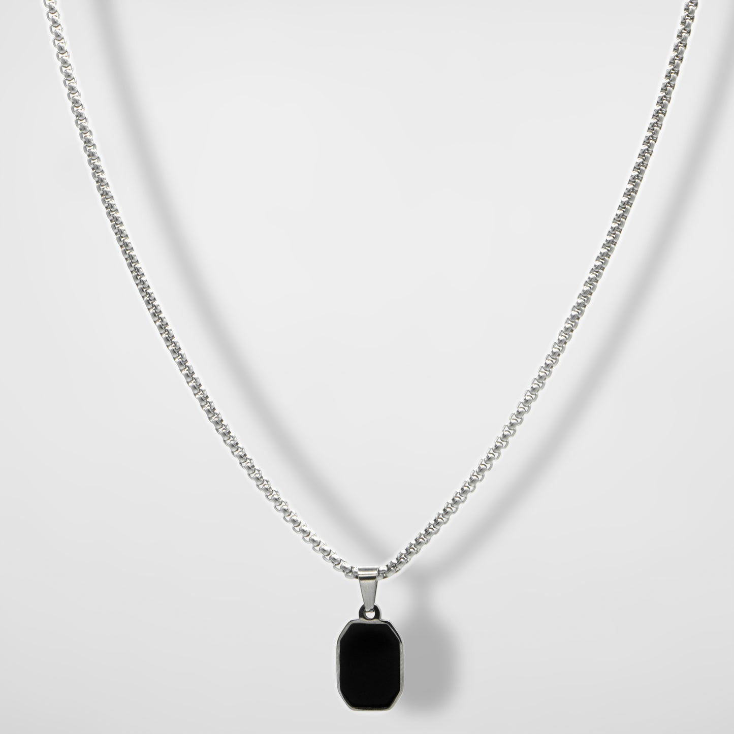 Square Onyx Pendant - Biraaj