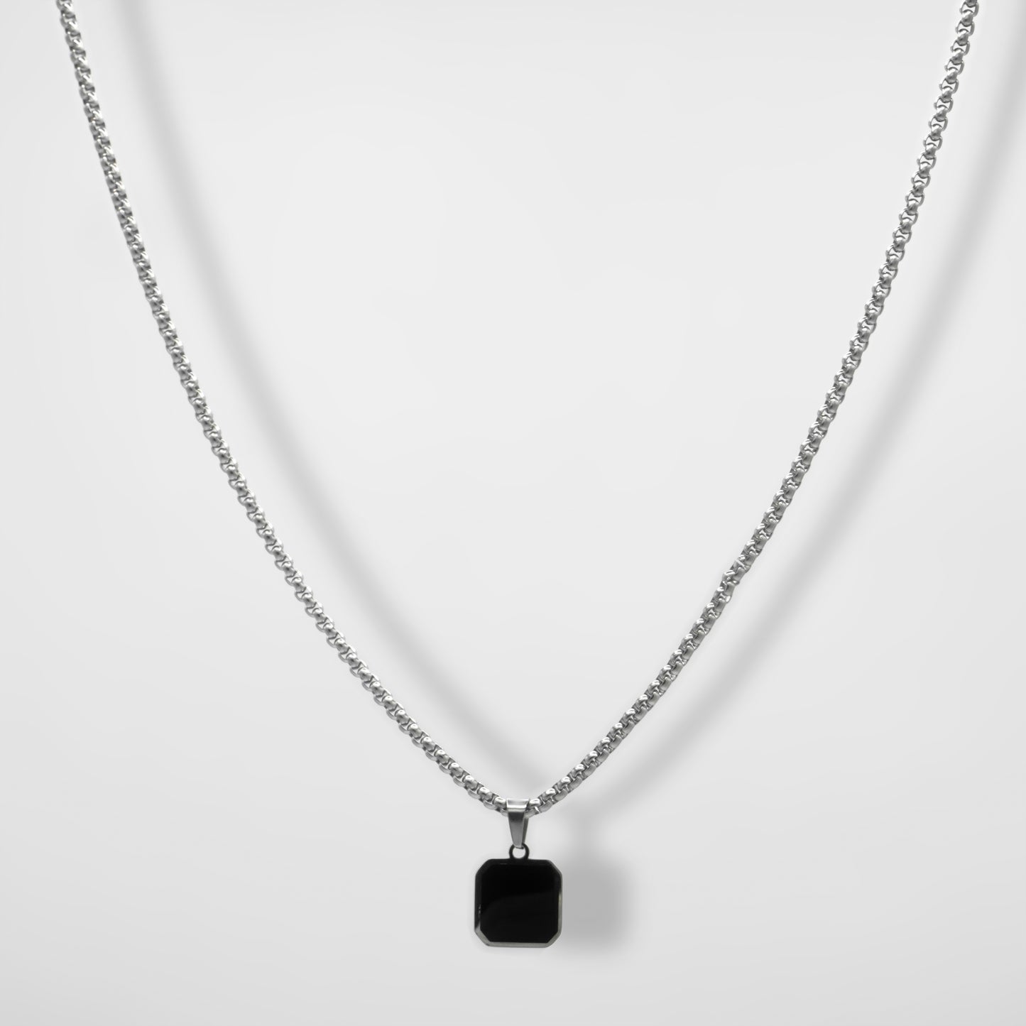 Square Onyx Pendant - Biraaj