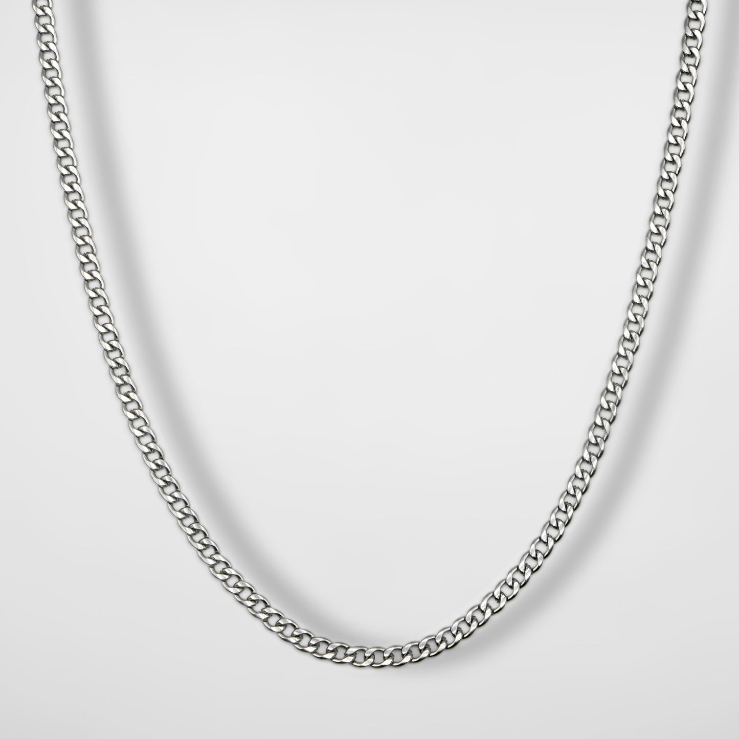 Cubin Link Chain 3mm (Silver) - Biraaj