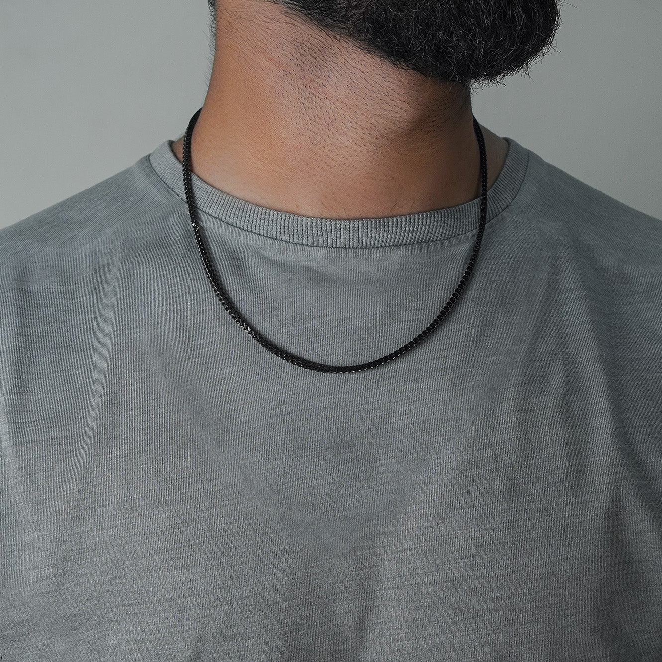 Wheat Chain 4mm (Black) - Biraaj