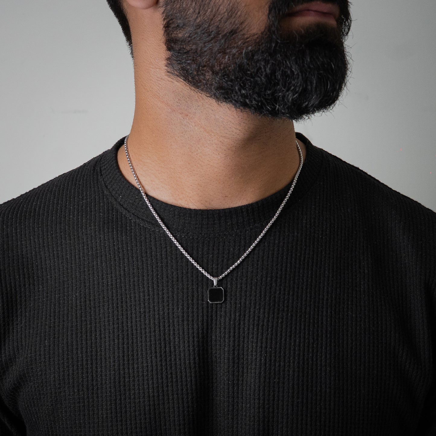 Square Onyx Pendant - Biraaj