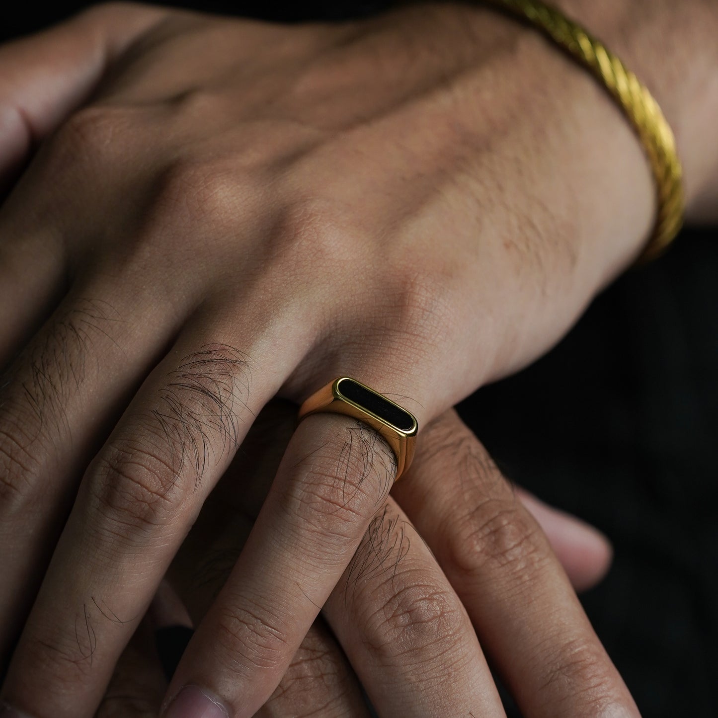 Signet Bar Ring (Gold) - Biraaj