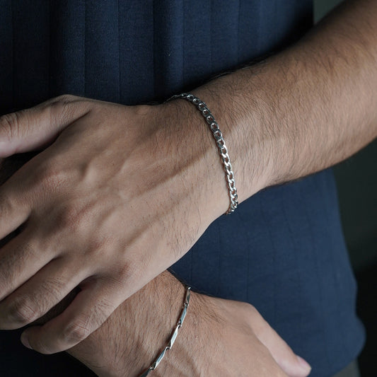 Bold Curb Chain Bracelet 5mm - Biraaj