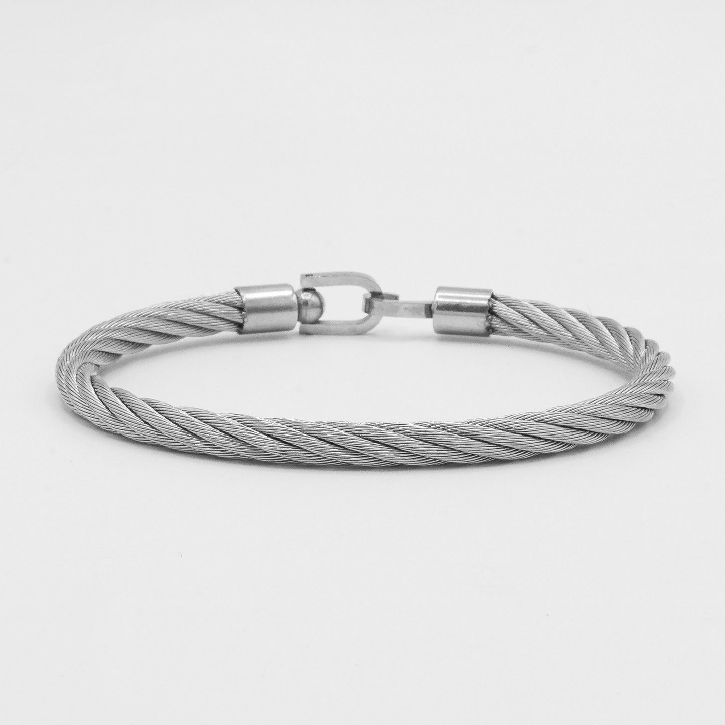 Twisted Cuff Bangle (Black) - Biraaj