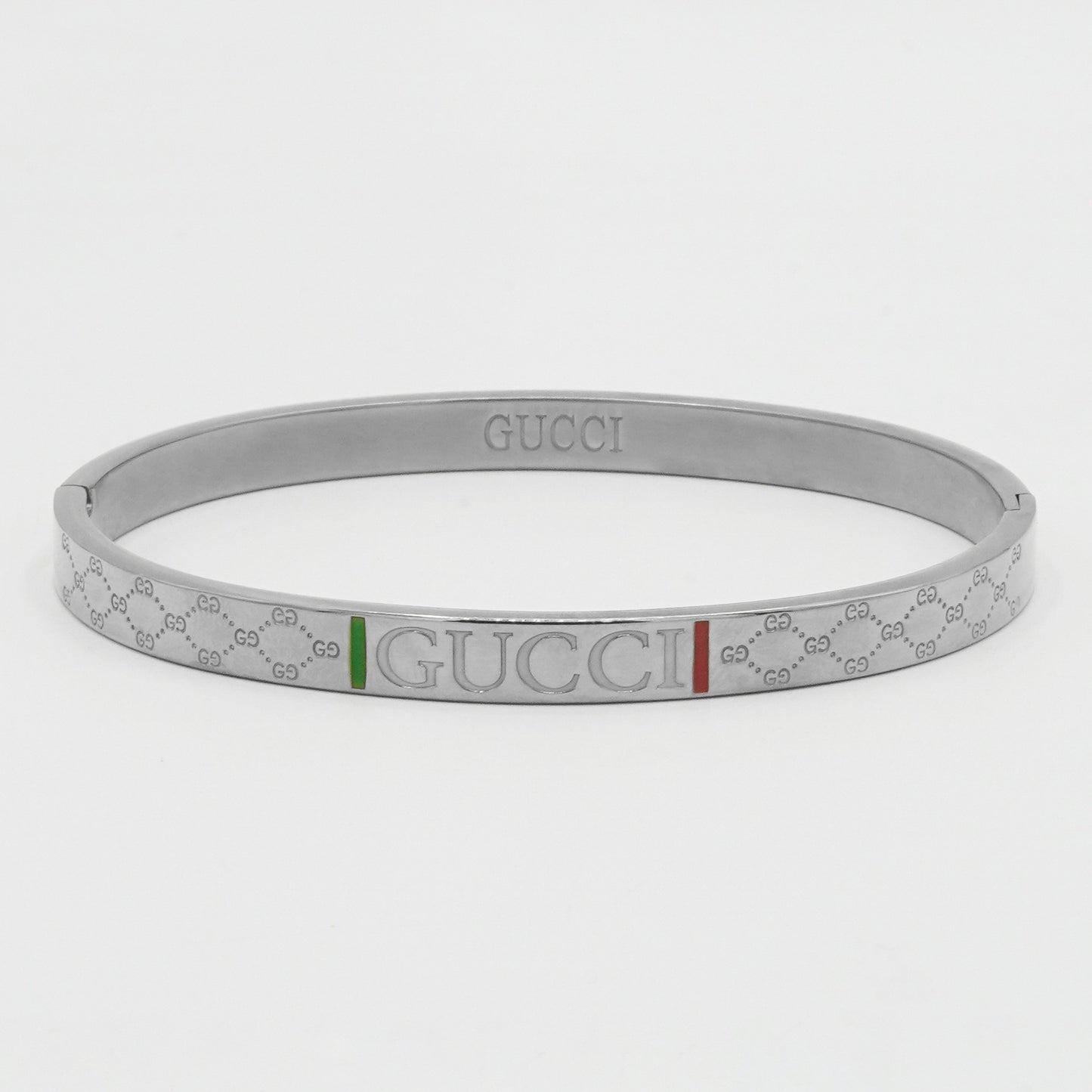 Gucci Cuff Bnagle (Silver) - Biraaj