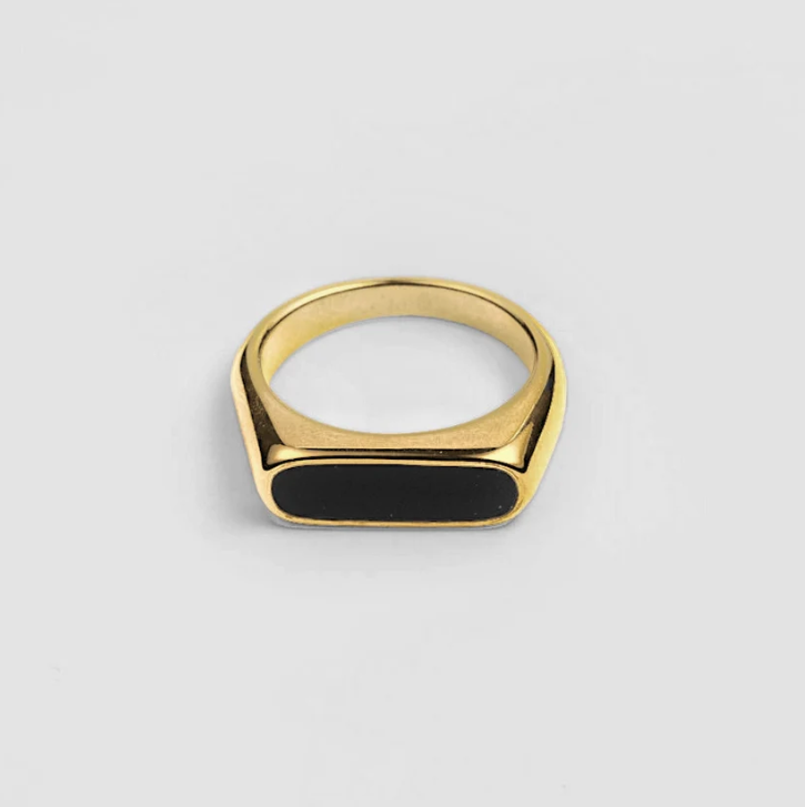 Signet Bar Ring (Gold)