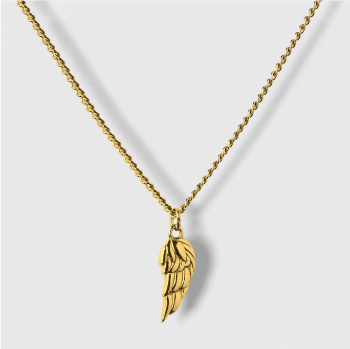 Wing Pendant (Gold) - Biraaj