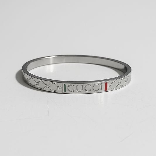 Gucci Cuff Bnagle (Silver)