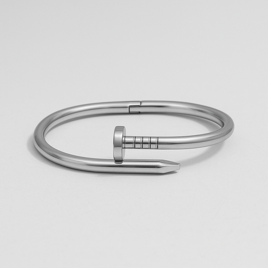 Nail Armlet Bracelet (Silver)