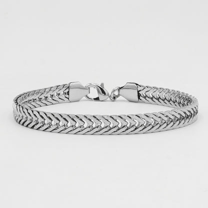 Herringbone Link Bracelet - Biraaj