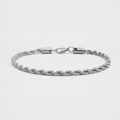 Rope Bracelet (Silver) - Biraaj