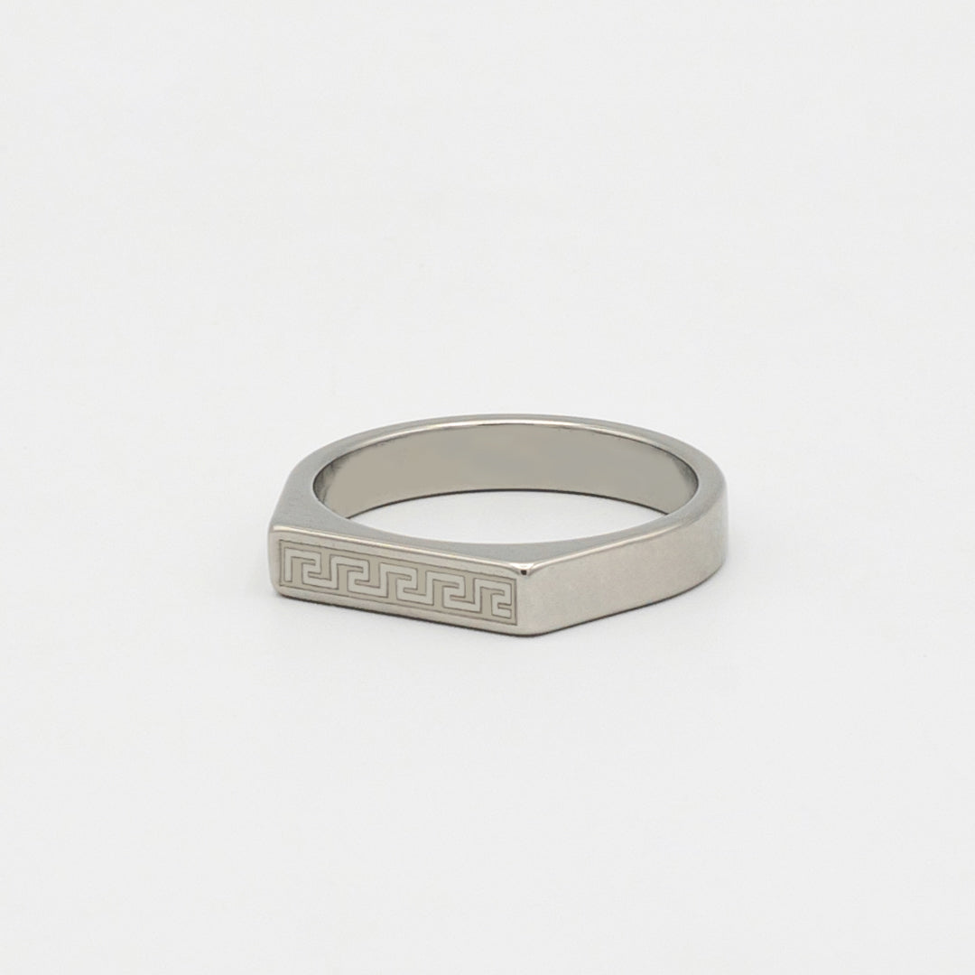 Versace Ring (Silver) - Biraaj