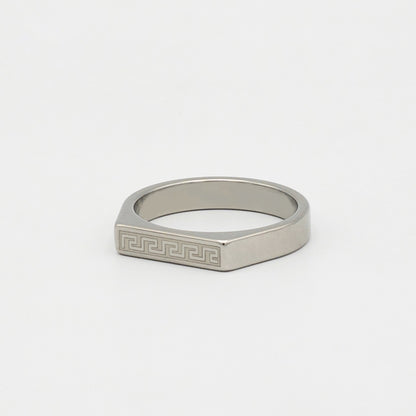 Versace Ring (Silver) - Biraaj