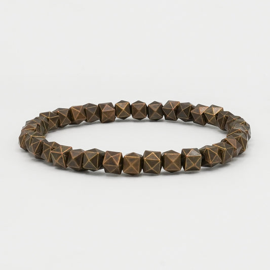 Pyramid Stud Bracelet (Bronze) - Biraaj