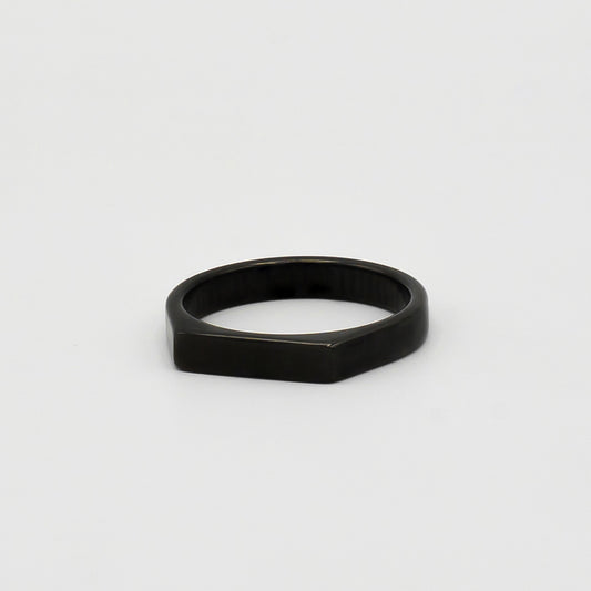 Signet Ring 3mm (Black)