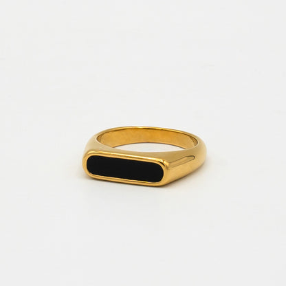 Signet Bar Ring (Gold) - Biraaj