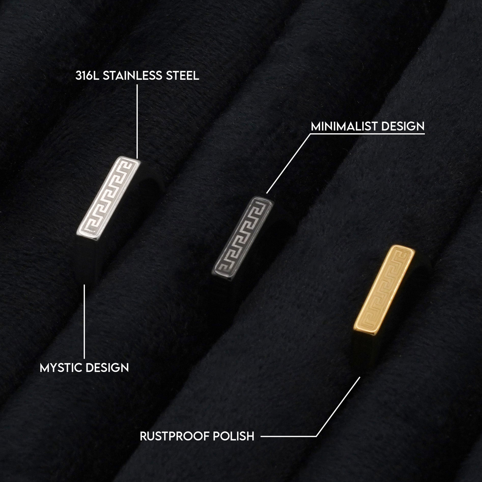 Versace Ring (Silver) - Biraaj