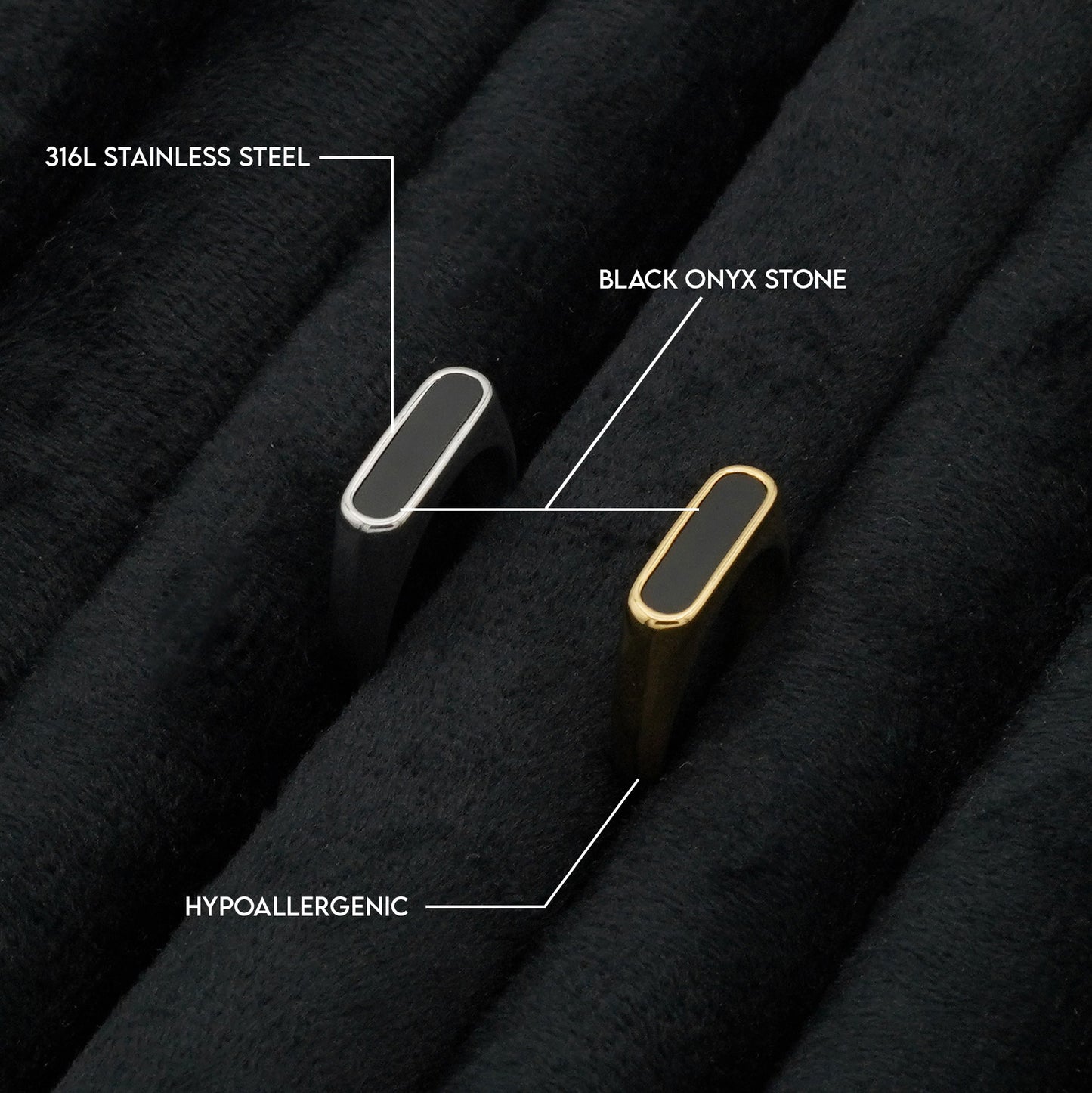 Signet Bar Ring (Gold) - Biraaj