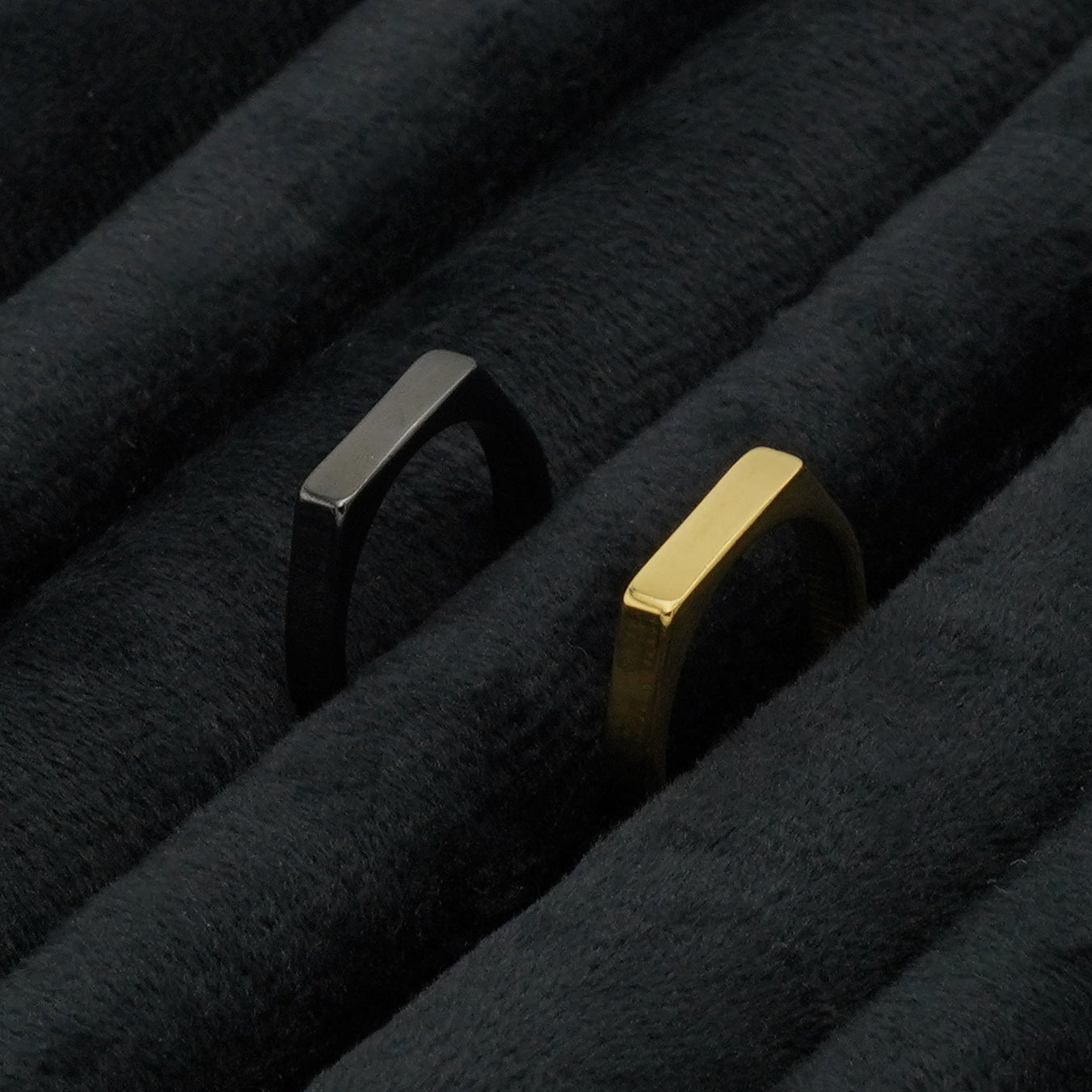 Signet Ring 3mm (Gold) - Biraaj