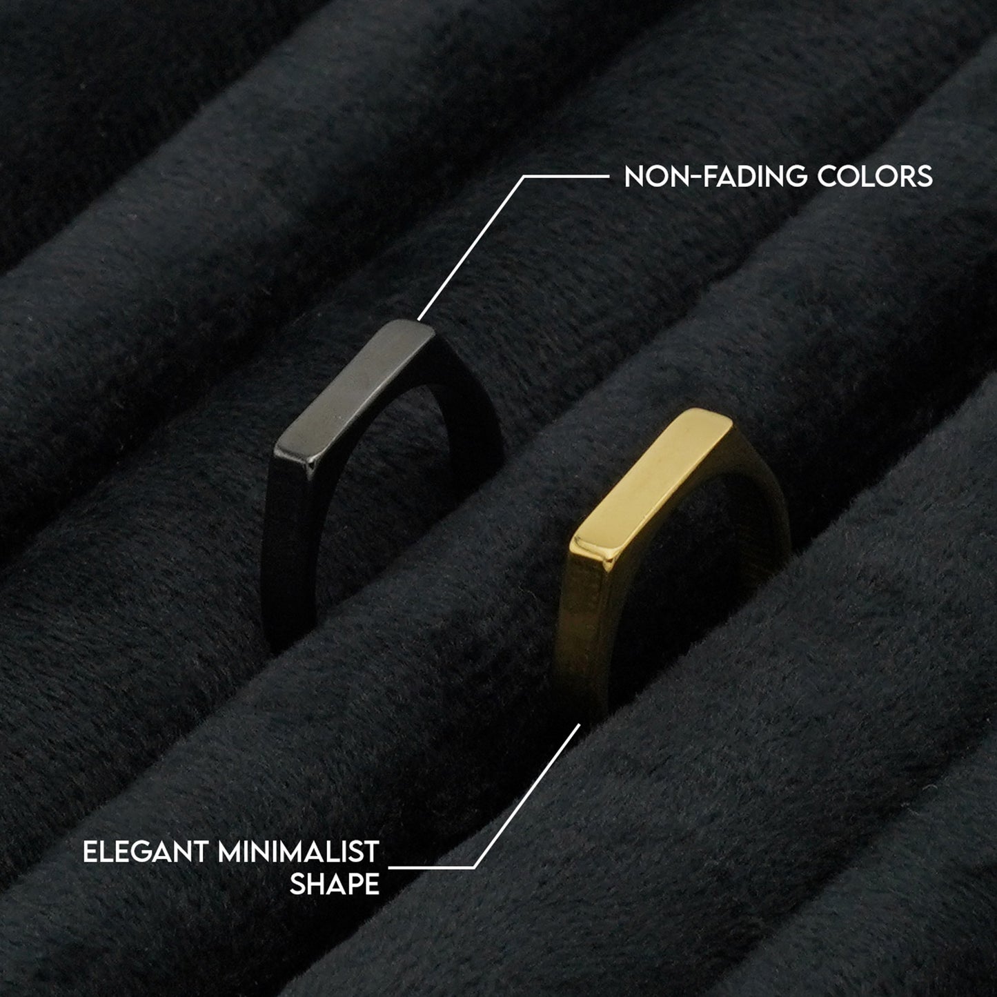 Signet Ring 3mm (Gold) - Biraaj