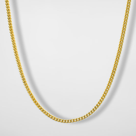 Wheat Chain 2mm (Gold) - Biraaj