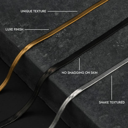 Scale Bracelet (Black) - Biraaj