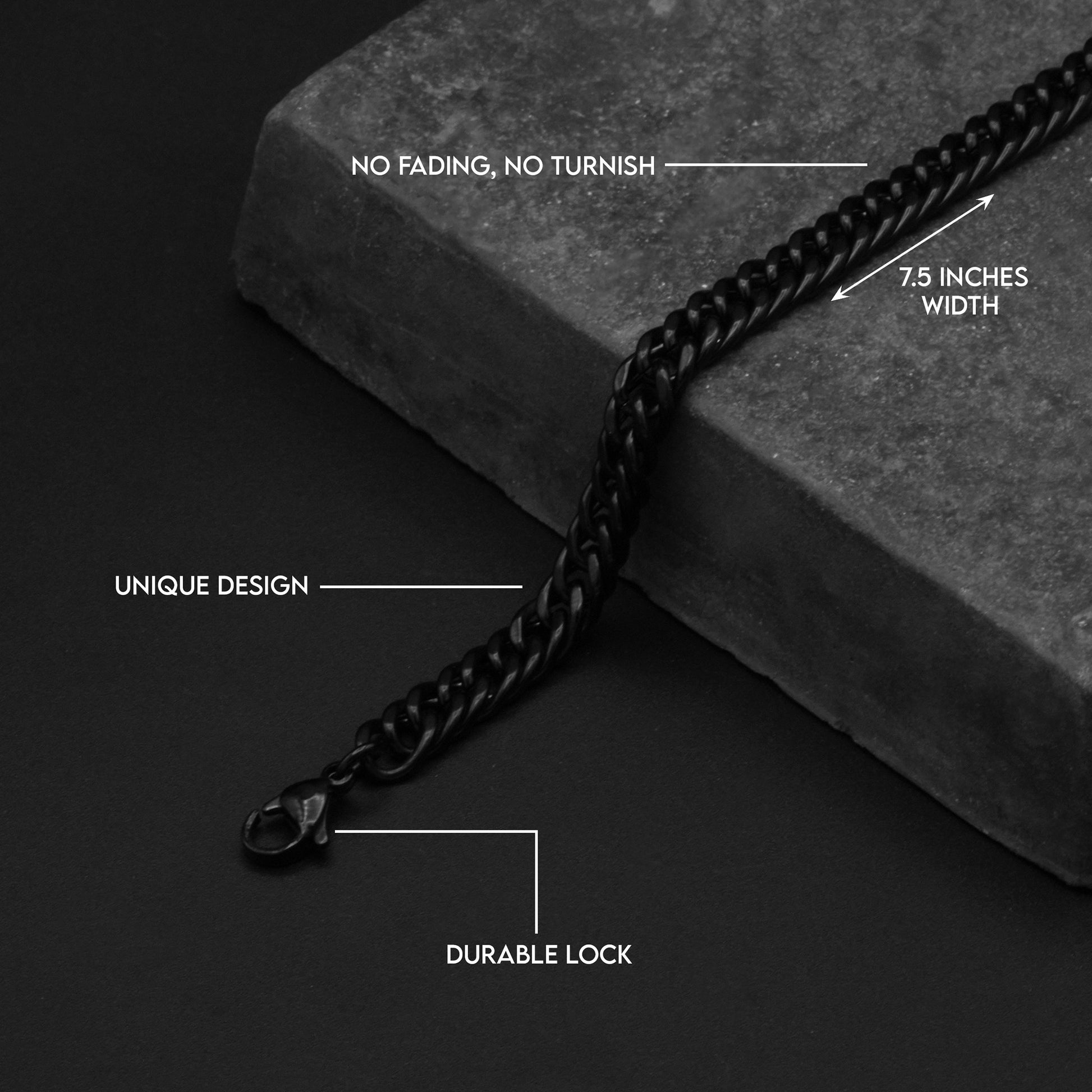 Cubin Bracelet (Black) - Biraaj