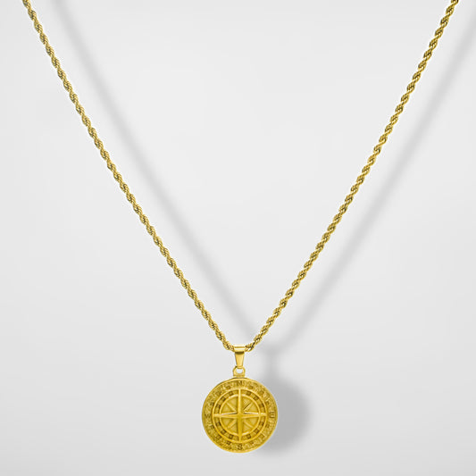 Compass Pendant (Gold)