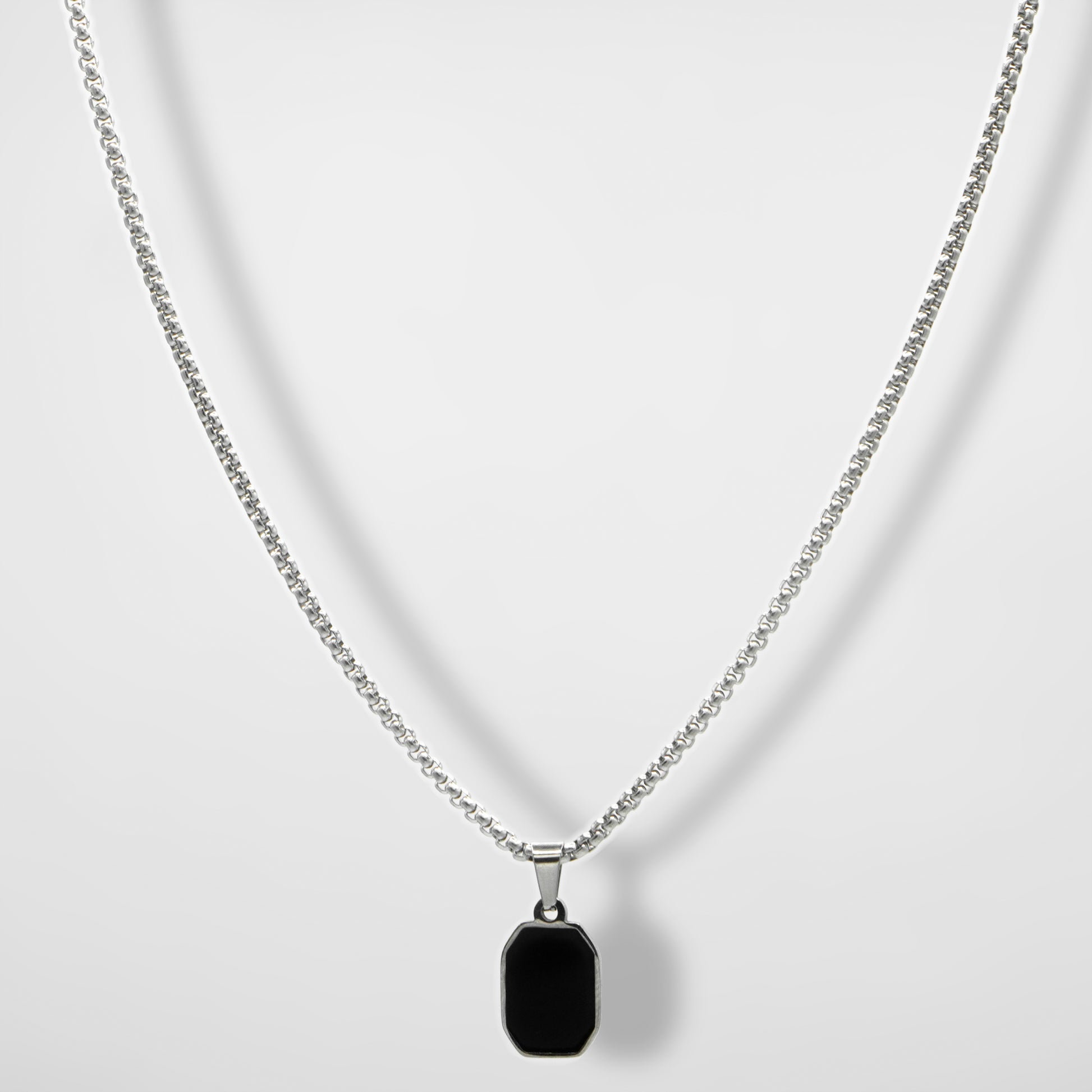 Square Onyx Pendant - Biraaj