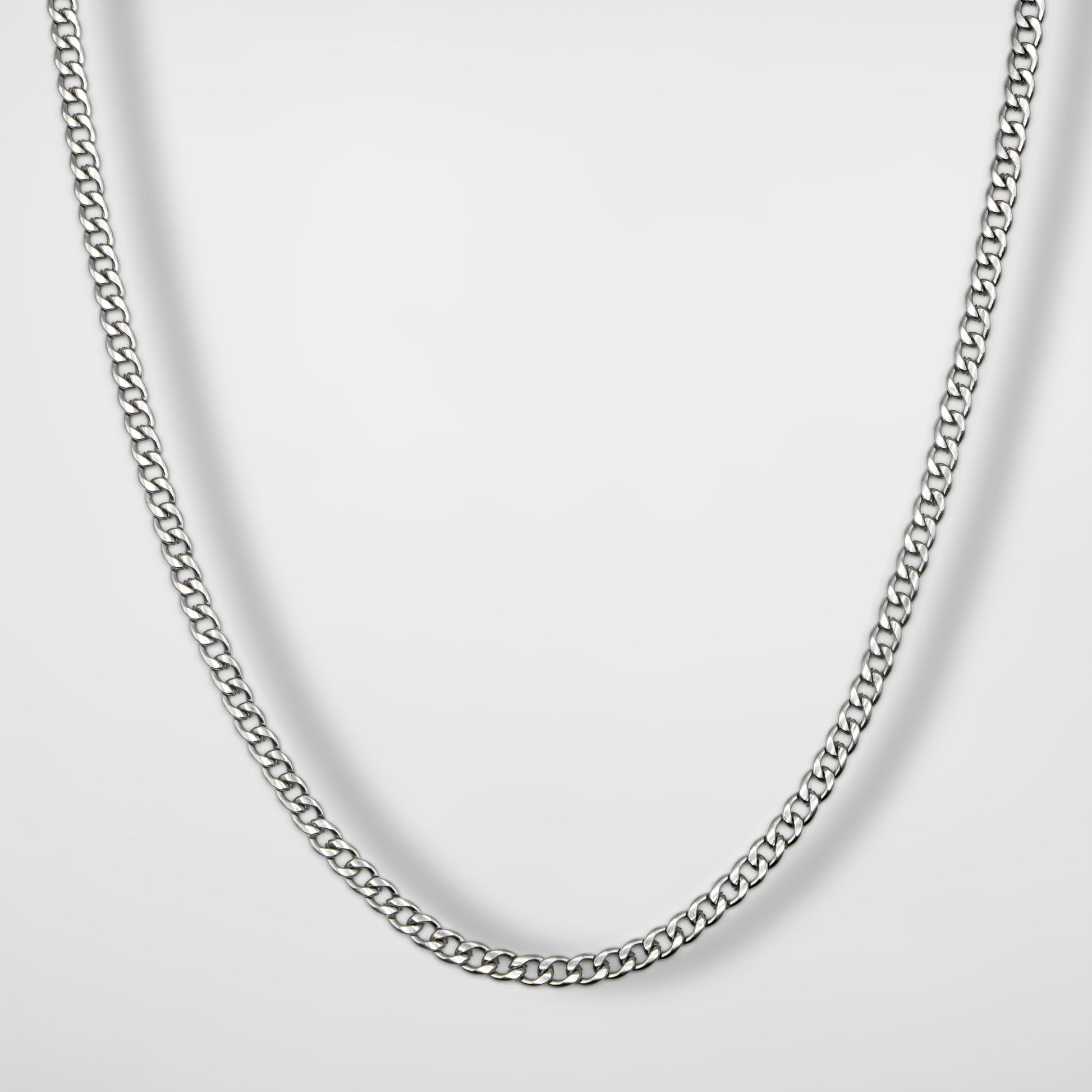 Cubin Link Chain 3mm (Silver) - Biraaj