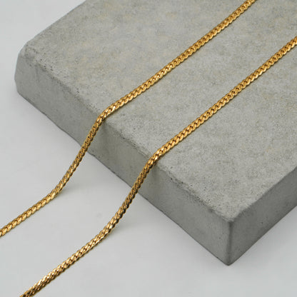 Miami Cubin Link Chain (2mm) - Biraaj