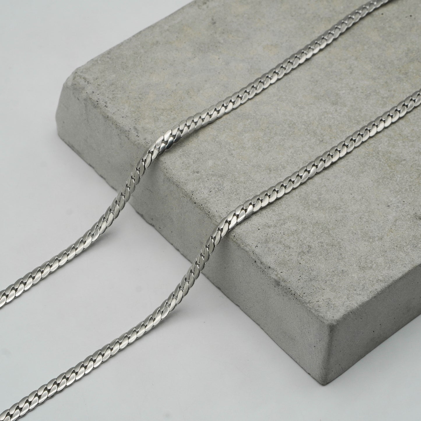 Miami Cubin Link Chain (2mm) - Biraaj