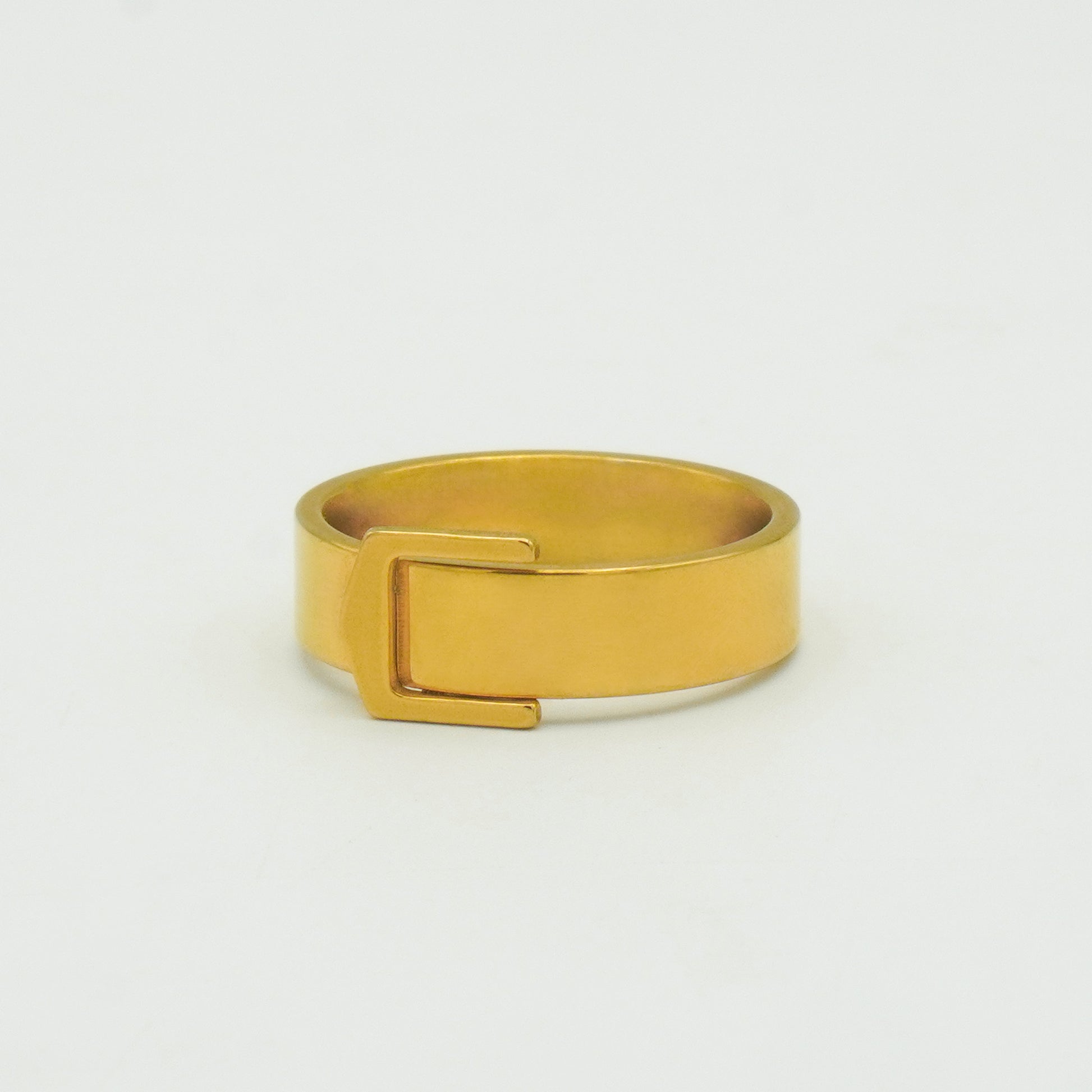 Modern Belt Ring (Gold) - Biraaj