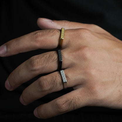 Versace Ring (Silver) - Biraaj