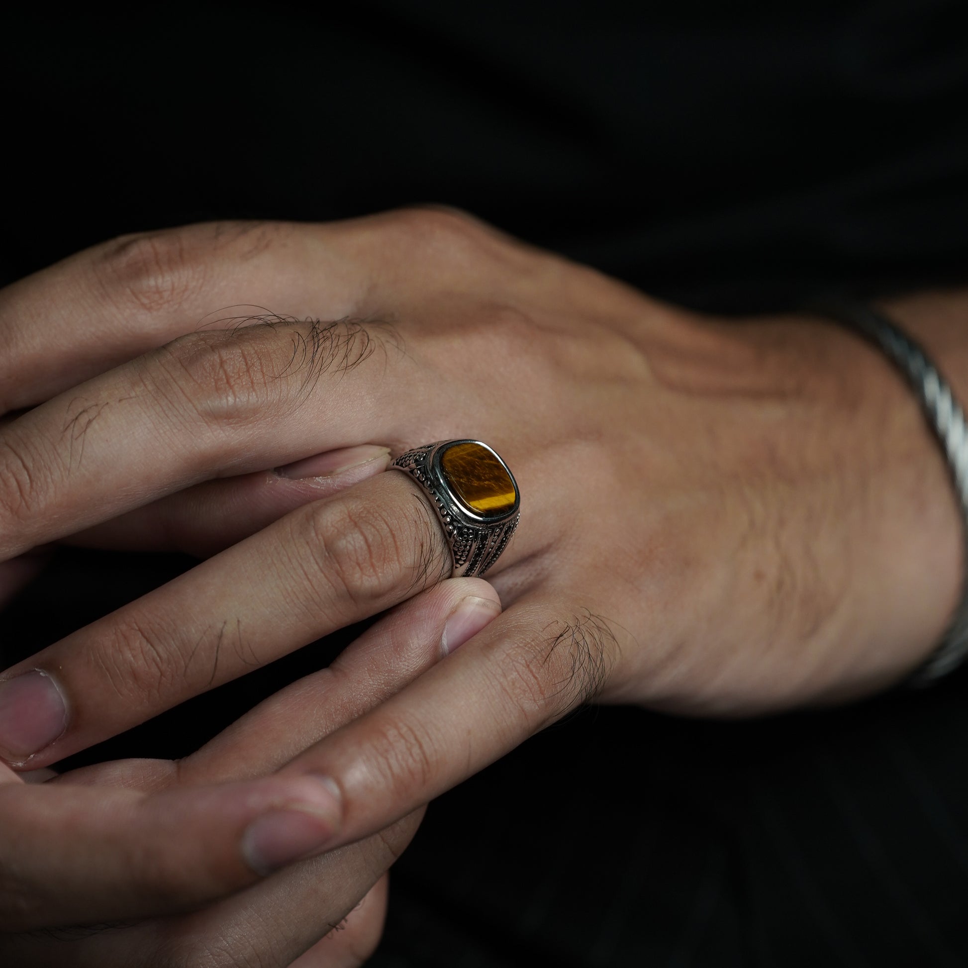 Vintage Onyx Ring - Biraaj