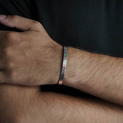 Gucci Cuff Bnagle (Silver) - Biraaj