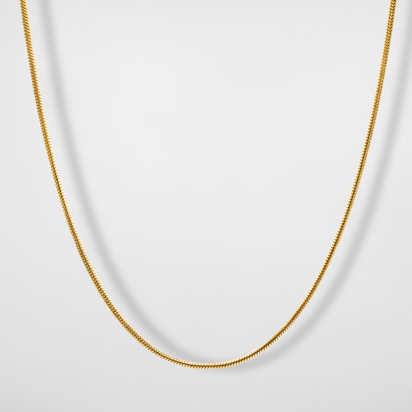 Round Snake Chain (Gold) - Biraaj