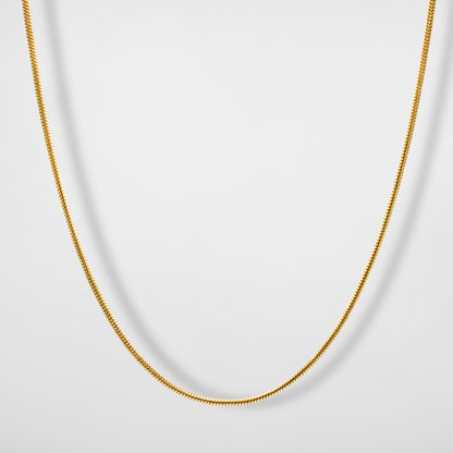 Round Snake Chain (Gold) - Biraaj