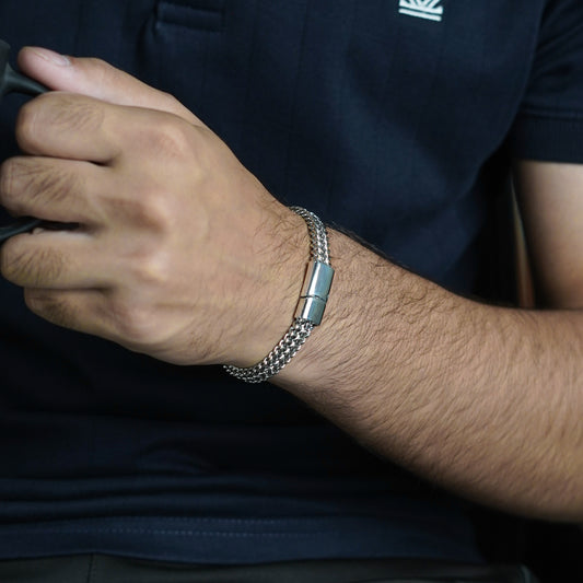 Magnetic Clasp Chain Bracelet - Biraaj